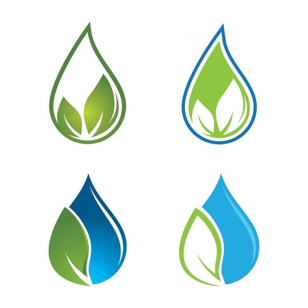 Wassertropfen-Logo-Bilder vektor