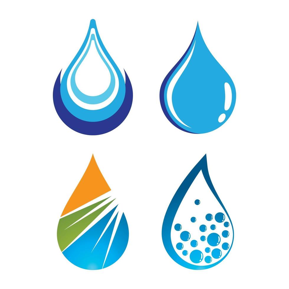 Wassertropfen-Logo-Bilder vektor