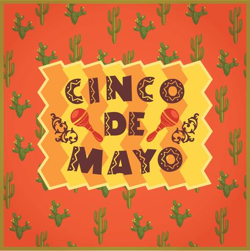 Cinco de Mayo. Vektor-Illustration vektor