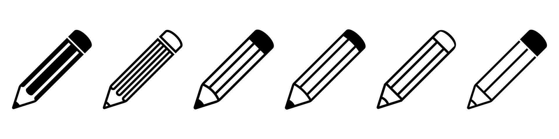 Bleistift Symbol Vektor. vektor