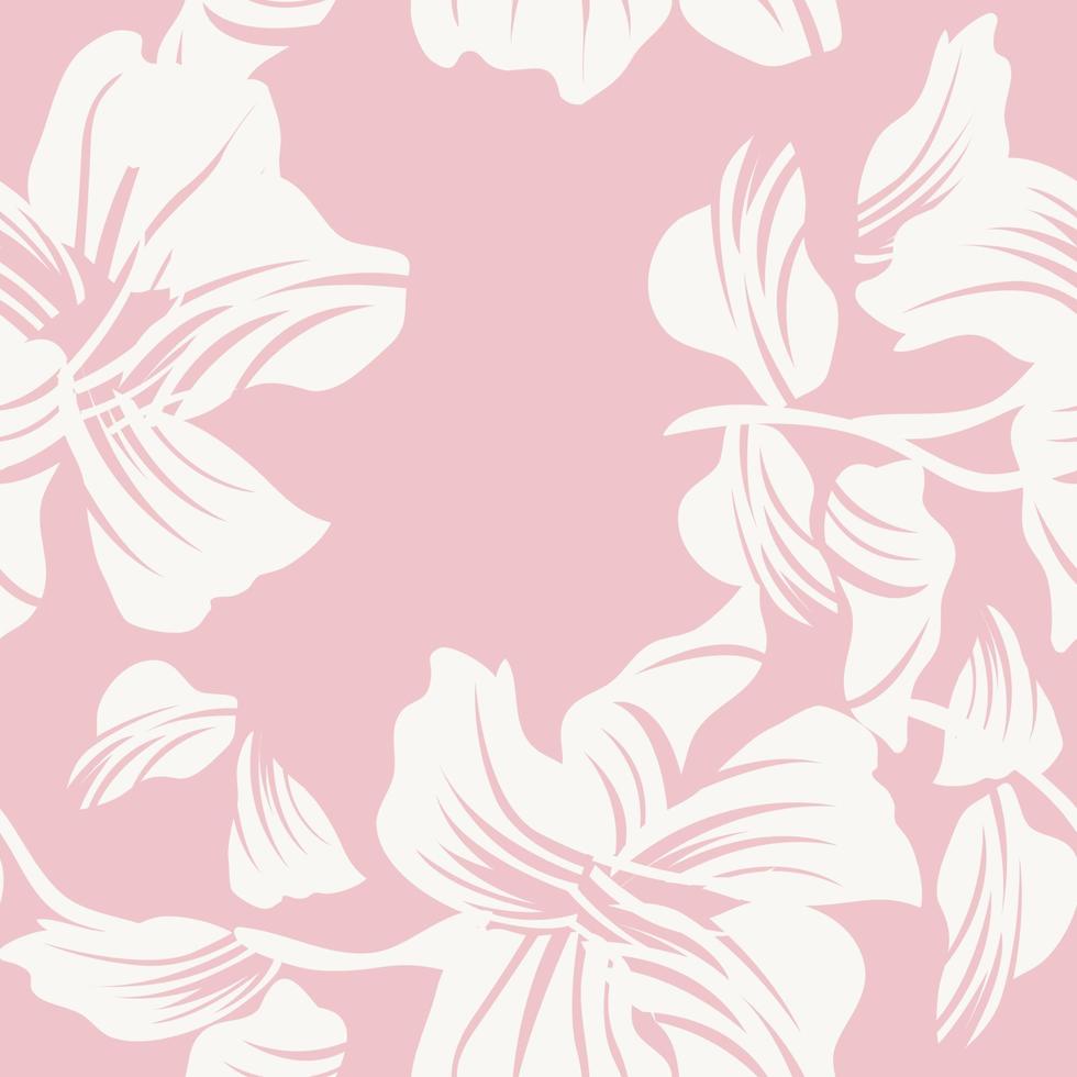 pastell floral nahtlose muster hintergrund vektor