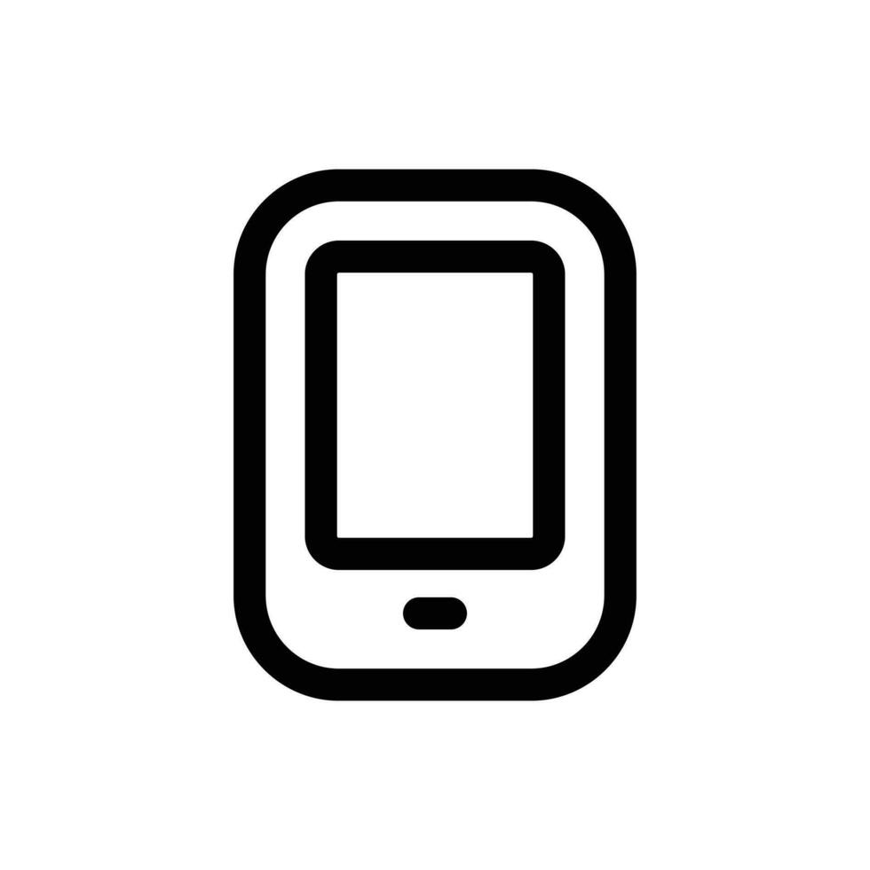 Handy Symbol im modisch eben Stil isoliert auf Weiß Hintergrund. Handy Silhouette Symbol zum Ihre Webseite Design, Logo, Anwendung, ui. Vektor Illustration, Folge10.