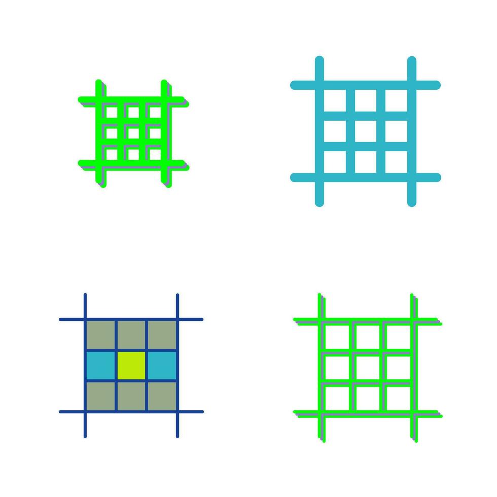 quadratisches Layout-Vektorsymbol vektor