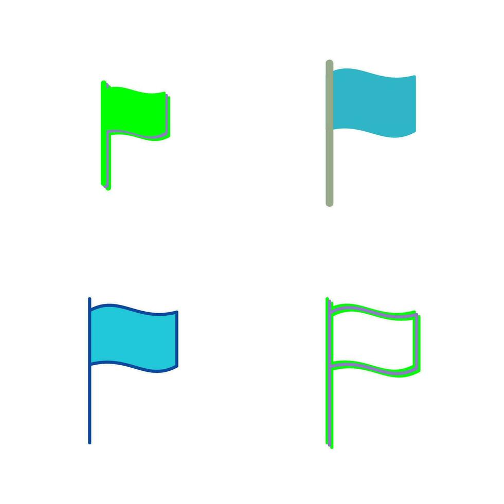 Flaggenvektorsymbol vektor