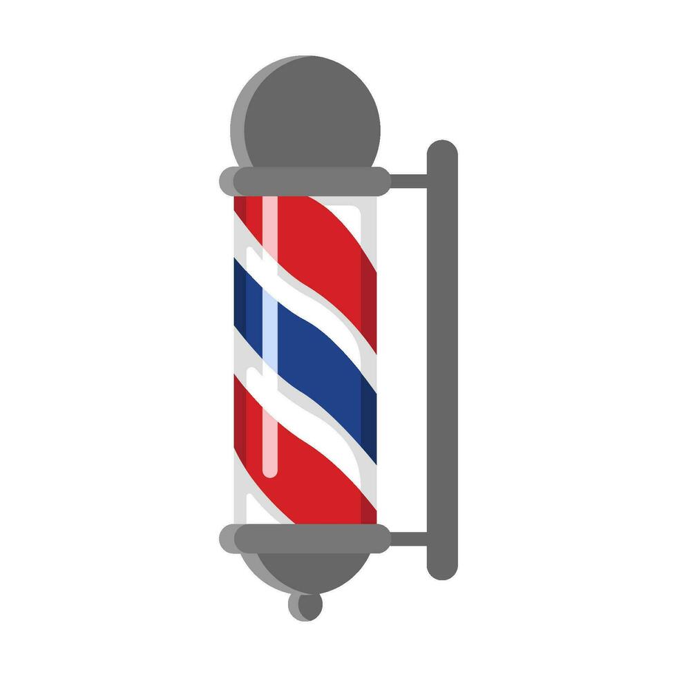 Barbier Pole Symbol Design Vektor Vorlage