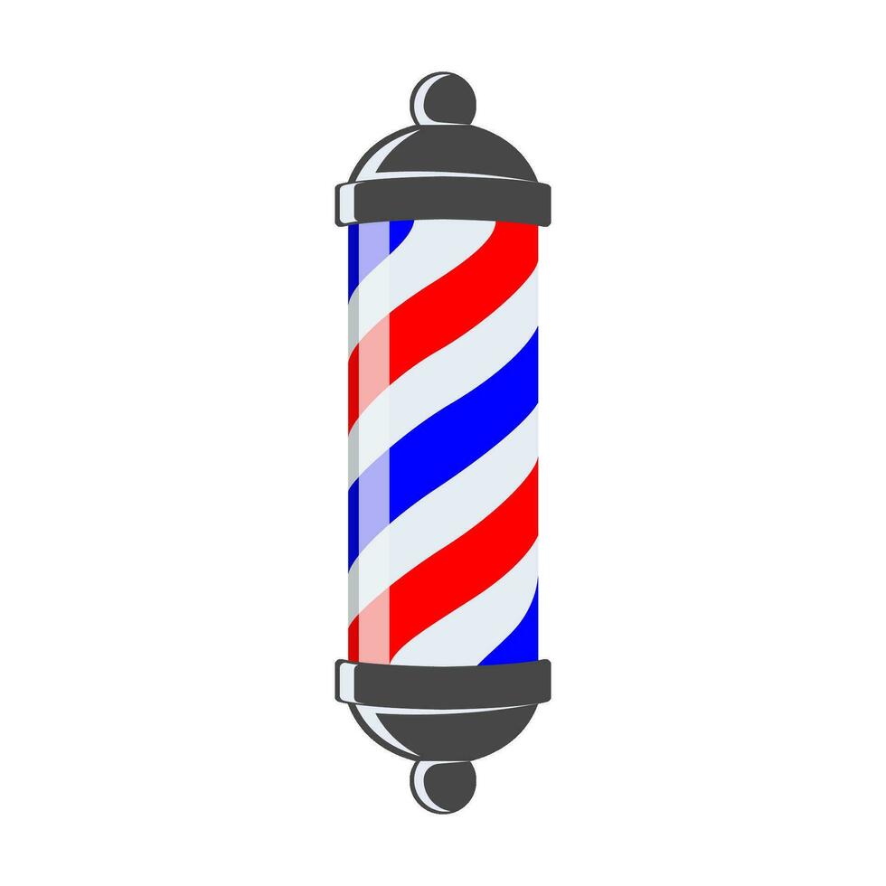 Barbier Pole Symbol Design Vektor Vorlage