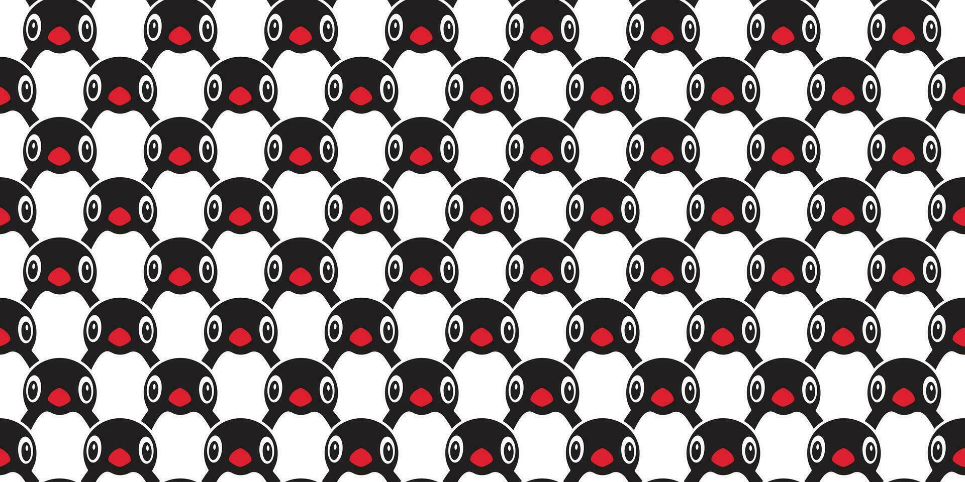 pingvin sömlös mönster vektor fågel tecknad serie polär Björn bricka bakgrund scarf isolerat upprepa tapet illustration klotter design