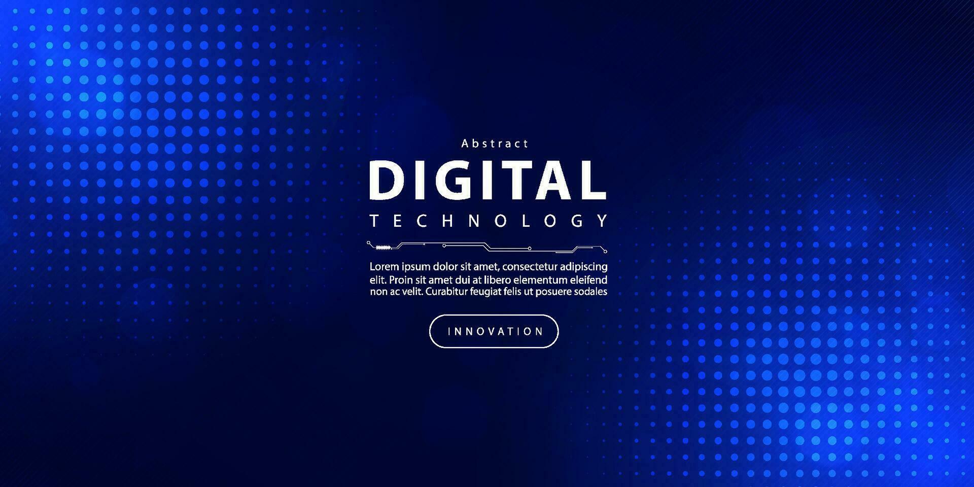 abstrakt digital teknologi trogen krets styrelse blå bakgrund, cyber vetenskap tech layout, innovation framtida ai stor data, global internet nätverk förbindelse, moln hi-tech illustration vektor