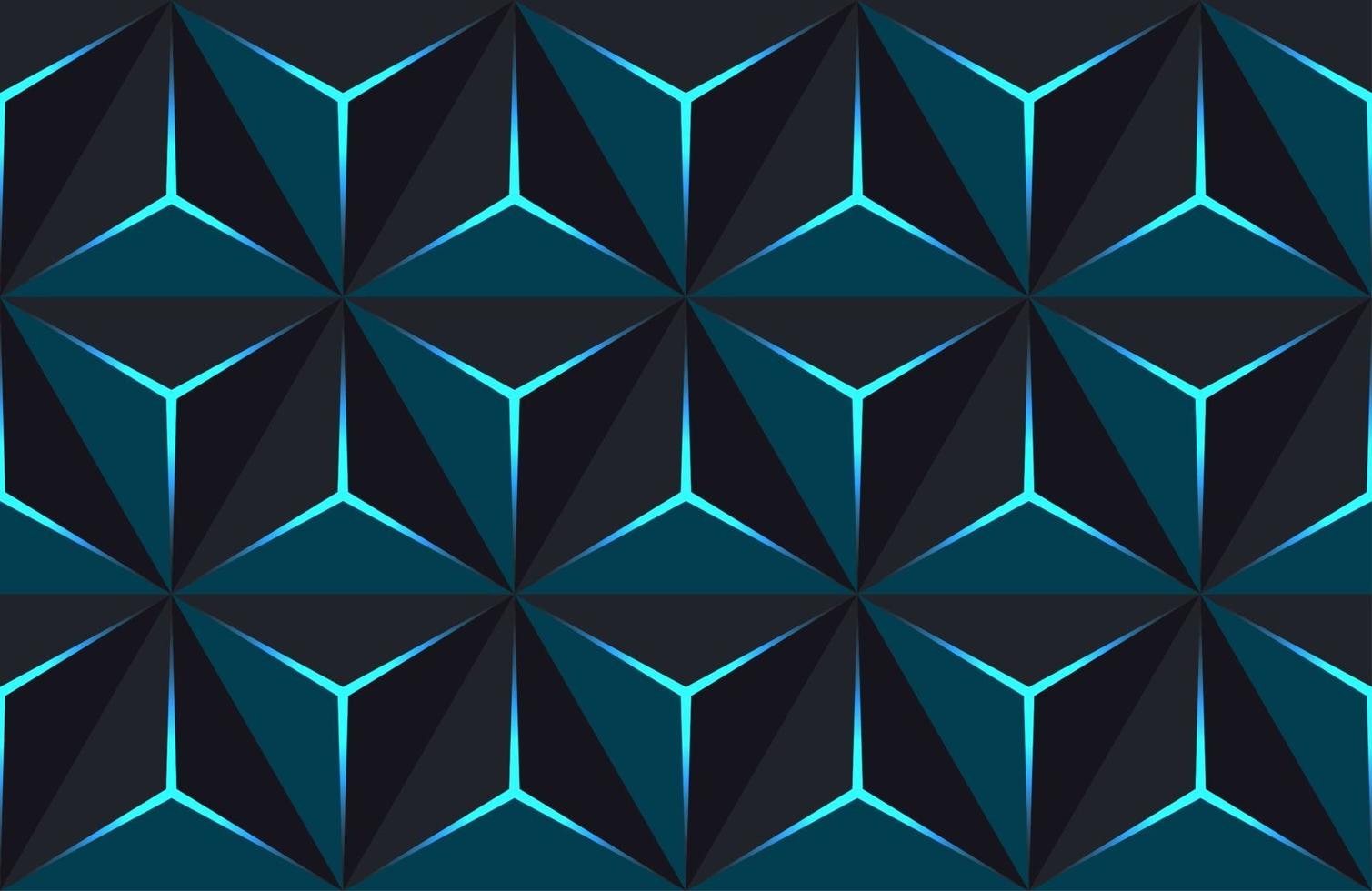 geometrisches 3D-Muster mit Grundformen. Luxus Hintergrund vektor