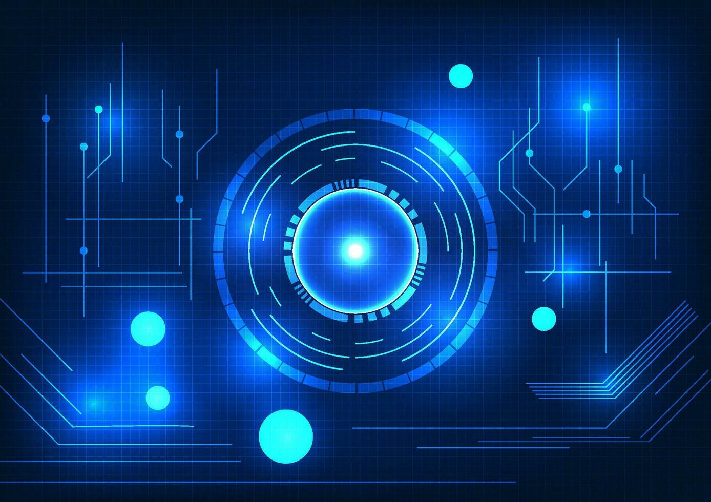 abstrakt teknologi bakgrund teknologi cirkel ansluten till de krets den hänvisar till smart teknologi den där spelar en roll i tillåter människor till tillgång information, kommunikation, internationell kontakter vektor