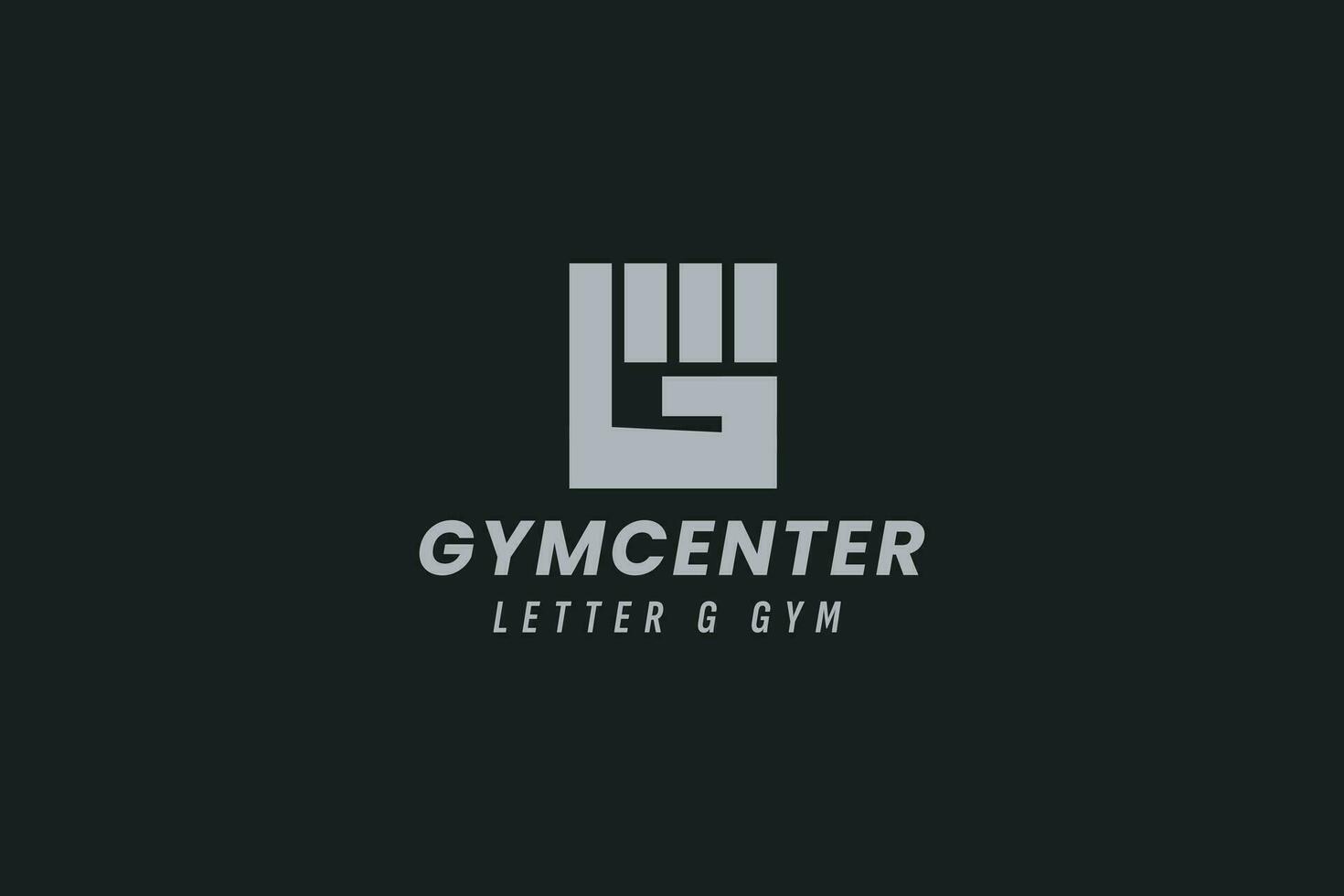 Fitnessstudio Center Logo Vektor Symbol Illustration