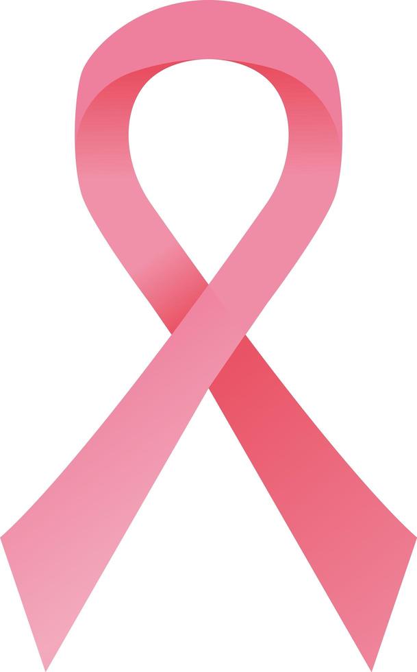 rosa medvetenhetsband. bröstcancermedvetenhet solidaritetsdag vektor