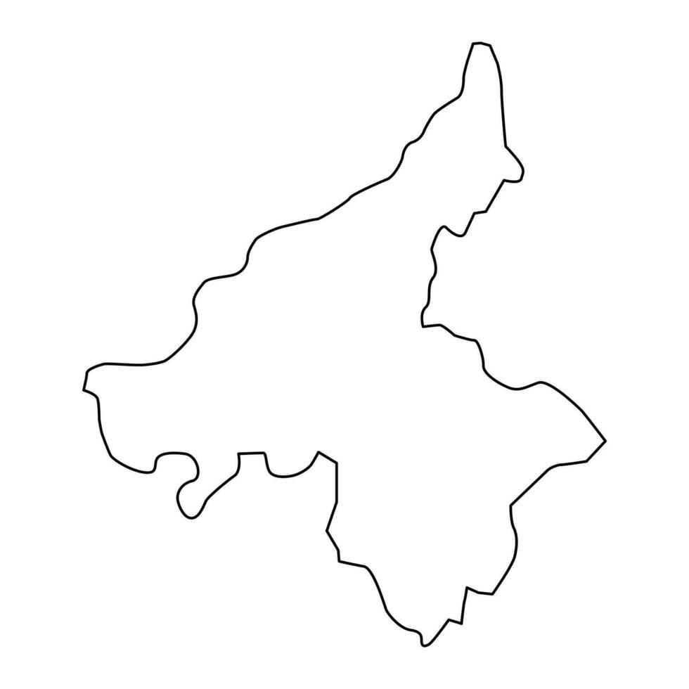 agsu distrikt Karta, administrativ division av azerbajdzjan. vektor