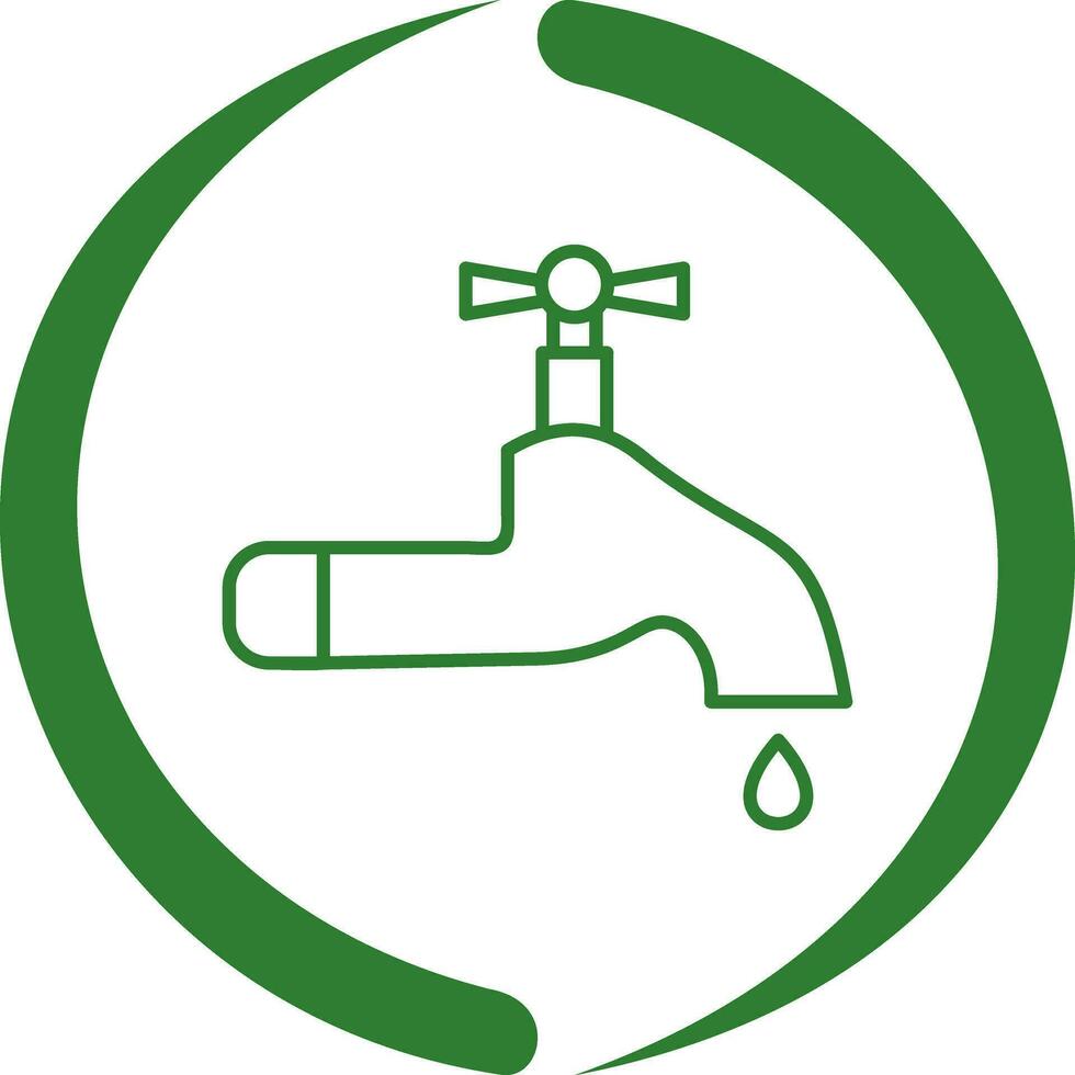 Wasserhahn-Vektorsymbol vektor