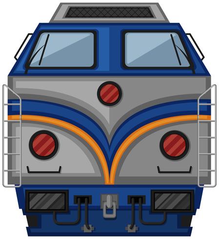 Grå tågdesign på vit bakgrund vektor