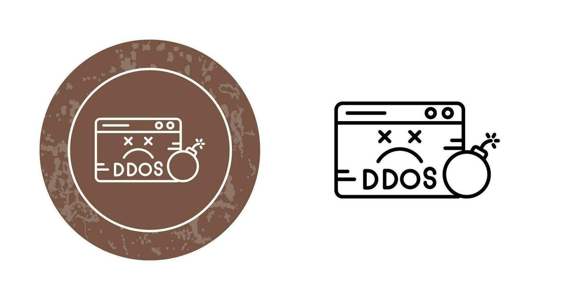 ddos-Vektorsymbol vektor