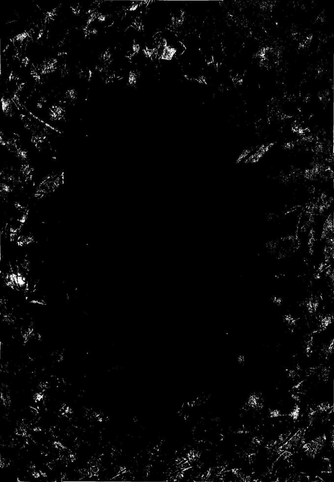 årgång ångest täcka över med repor och grunge textur i svart och vit. platt vektor illustration isolerat