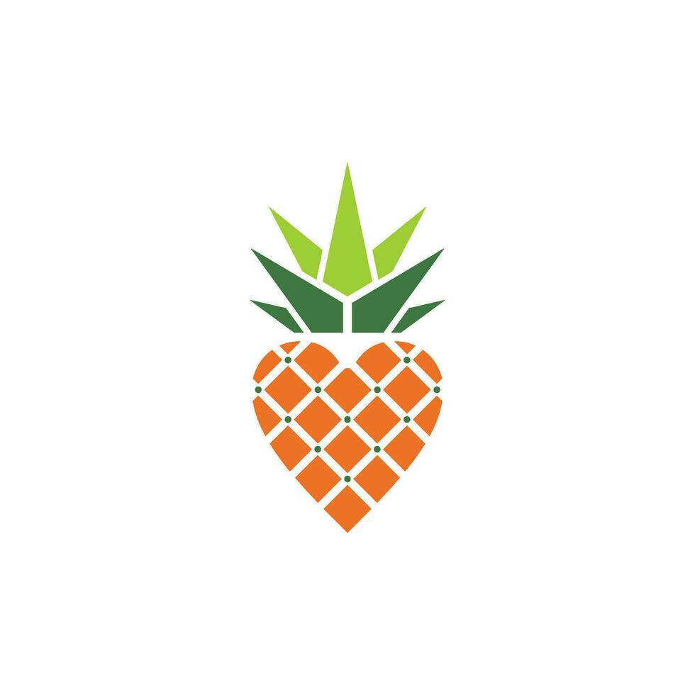 Ananas Vektor Logo Design