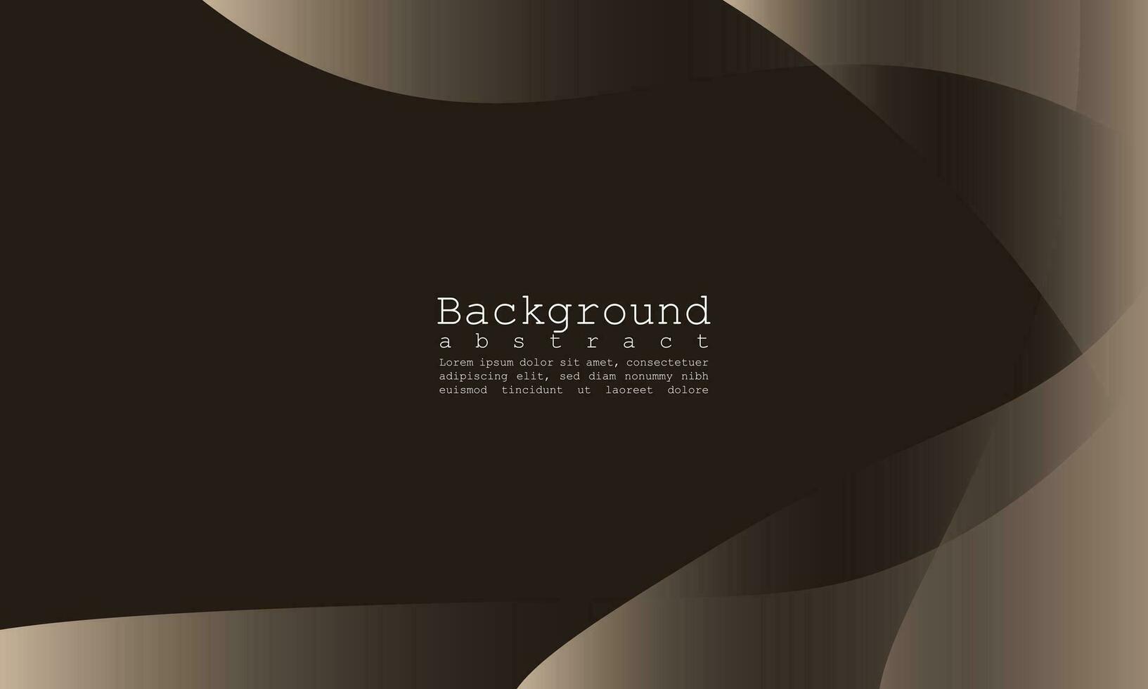 brun abstrakt bakgrund för webb design lutning Vinka flytande . vektor illustration. eps 10.