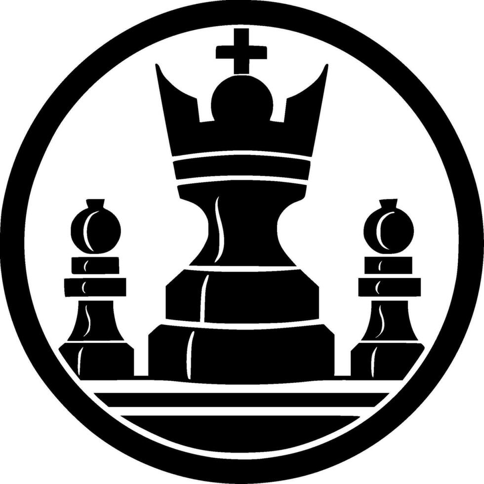Schach - - hoch Qualität Vektor Logo - - Vektor Illustration Ideal zum T-Shirt Grafik