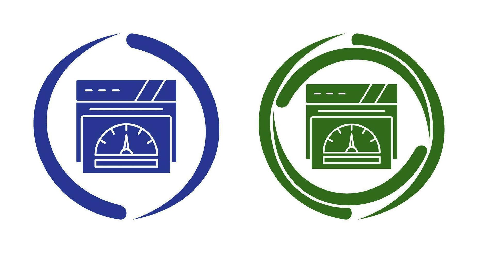 Tachometer-Vektorsymbol vektor