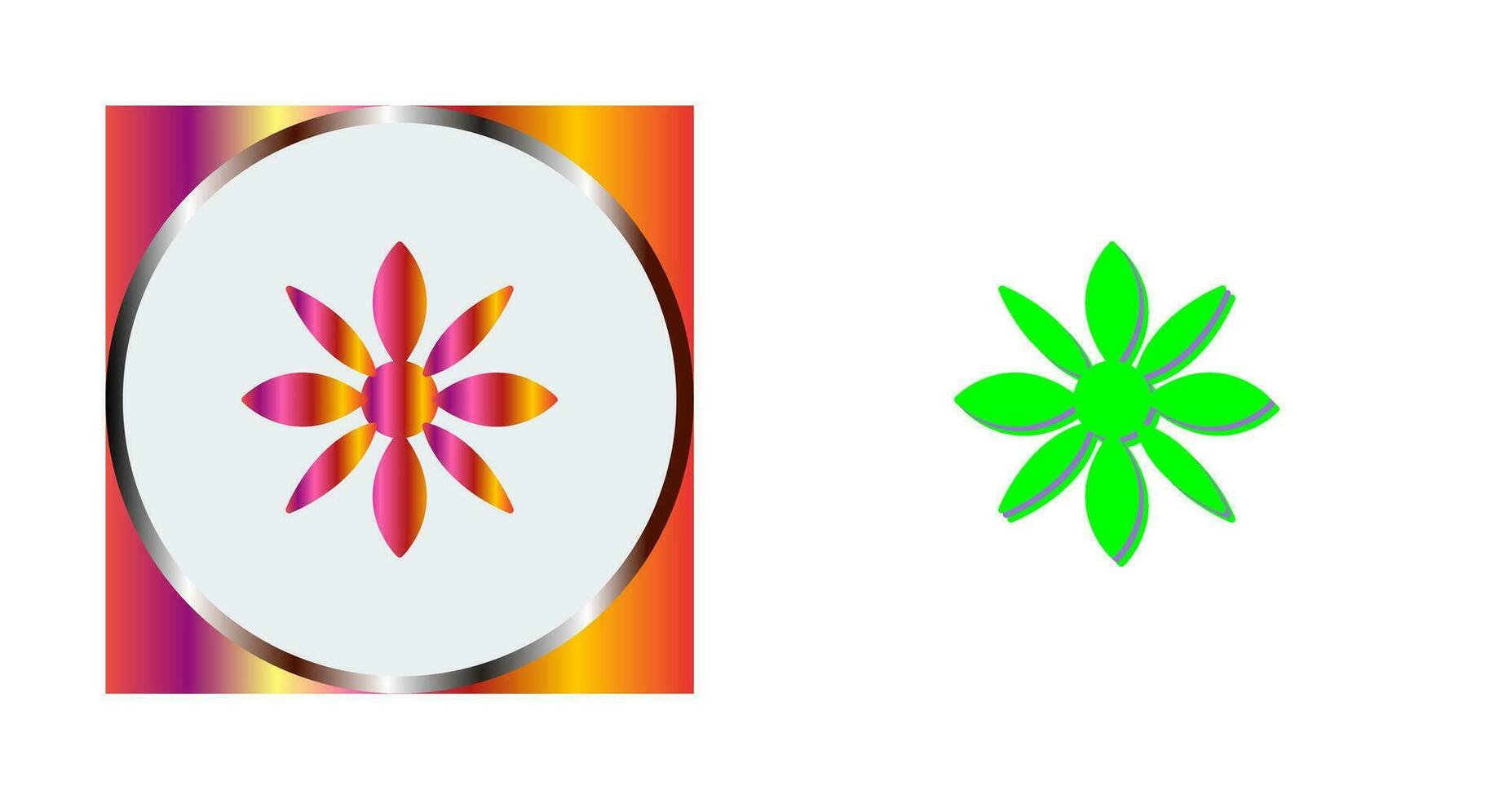 Symbol für Blumenvektor vektor