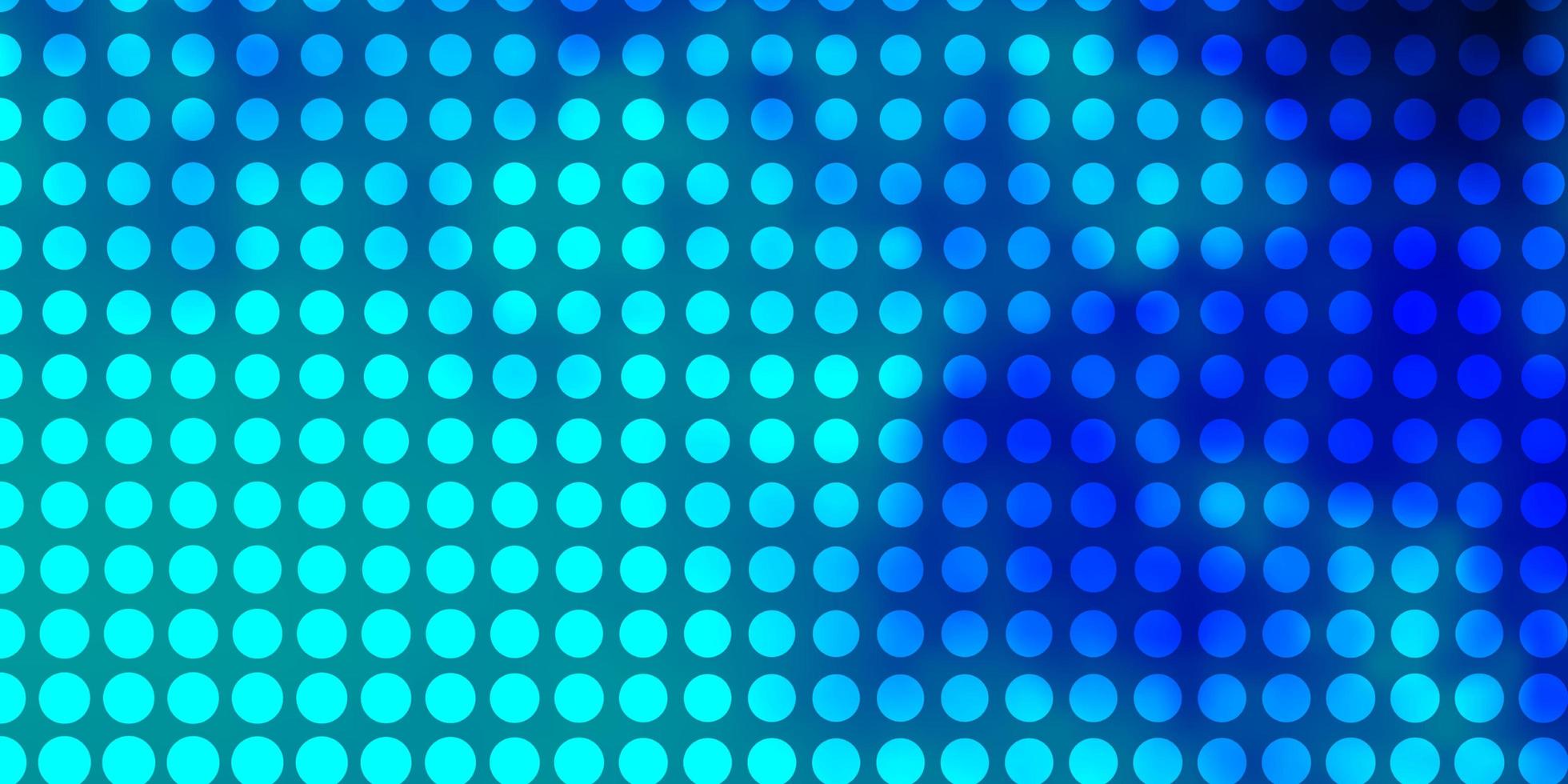 hellrosa, blauer Vektorhintergrund mit Kreisen. vektor