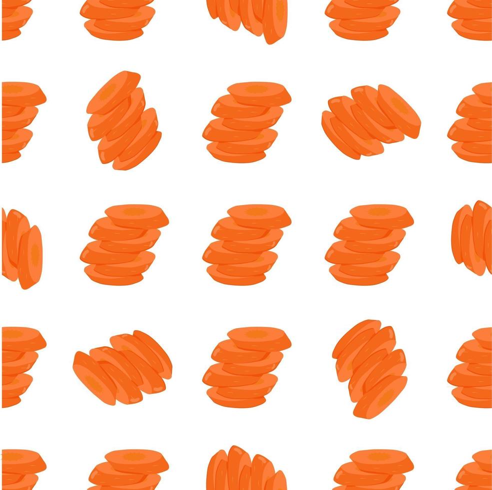 illustration på temat av gula morötter med ljusa mönster vektor