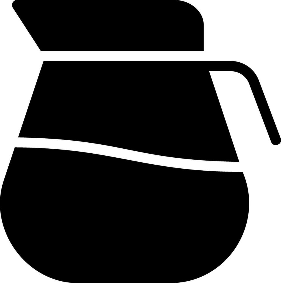 Heißgetränk-Glyphe-Symbol vektor