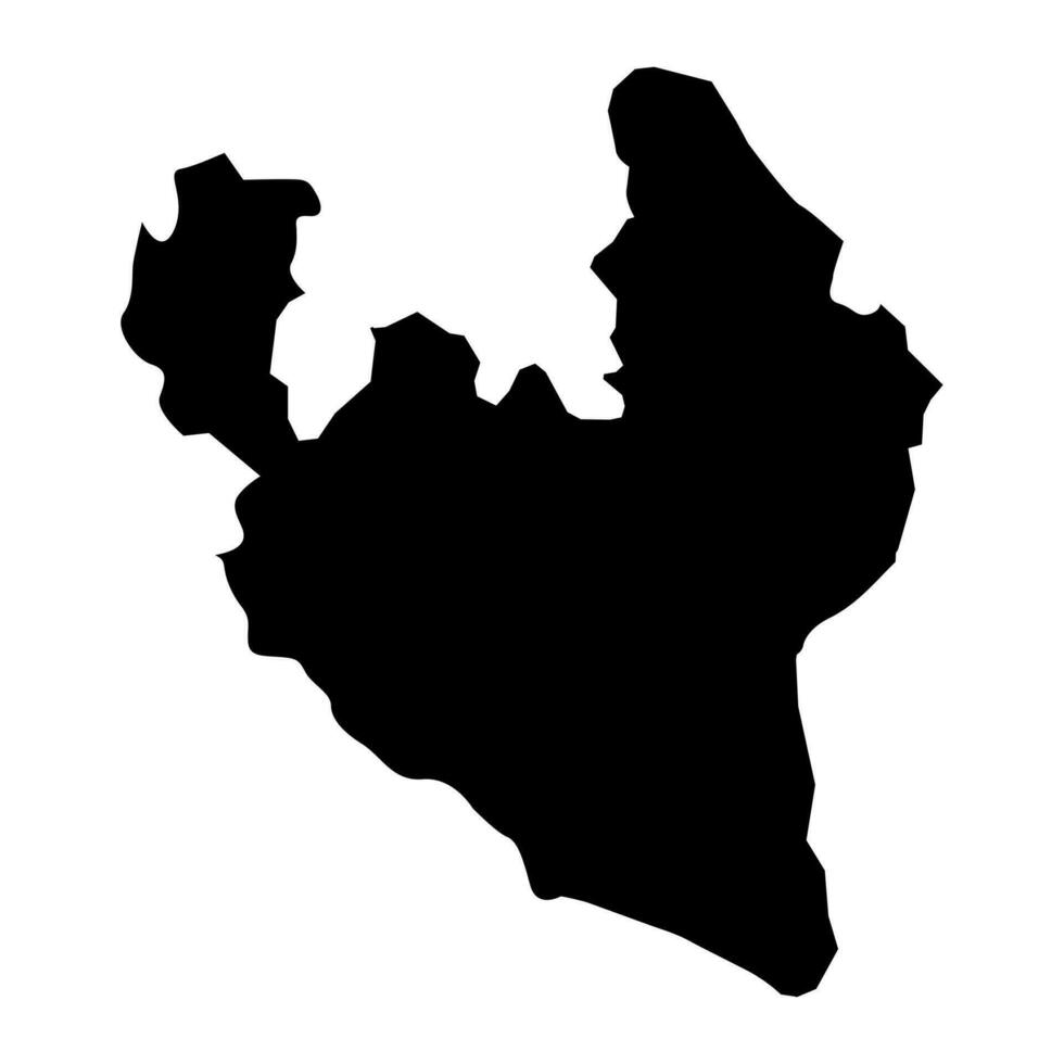 gadabay distrikt Karta, administrativ division av azerbajdzjan. vektor