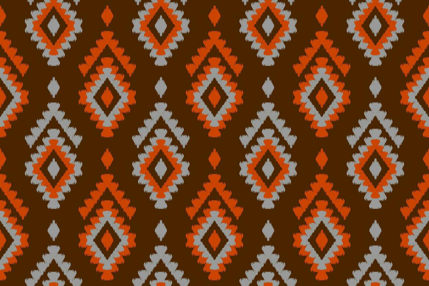 Stoff-Ikat-Musterkunst. geometrisches ethnisches nahtloses muster traditionell. amerikanischer, mexikanischer Stil. vektor