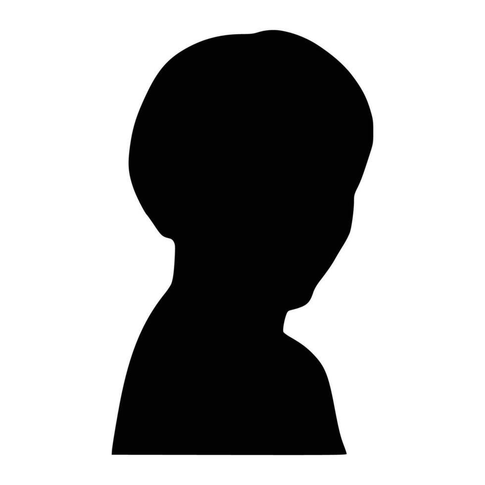 weiblich Kopf Silhouetten Profil kostenlos Vektor