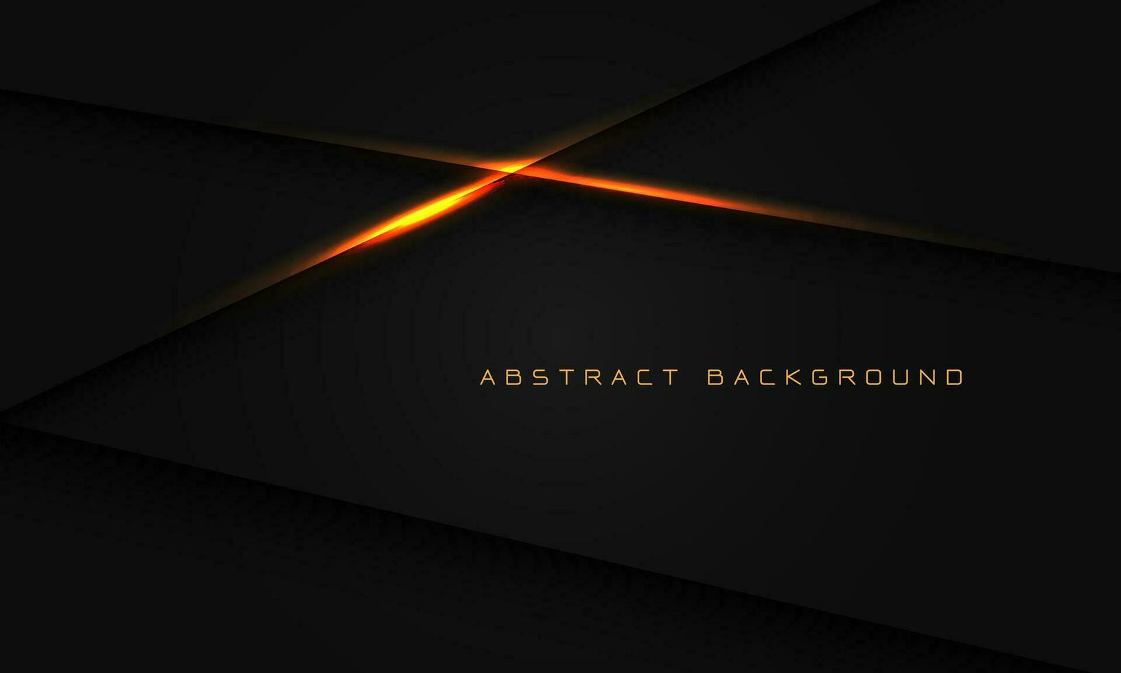 abstrakt dunkel grau Gold Licht geometrisch Design modern futuristisch kreativ Hintergrund Vektor