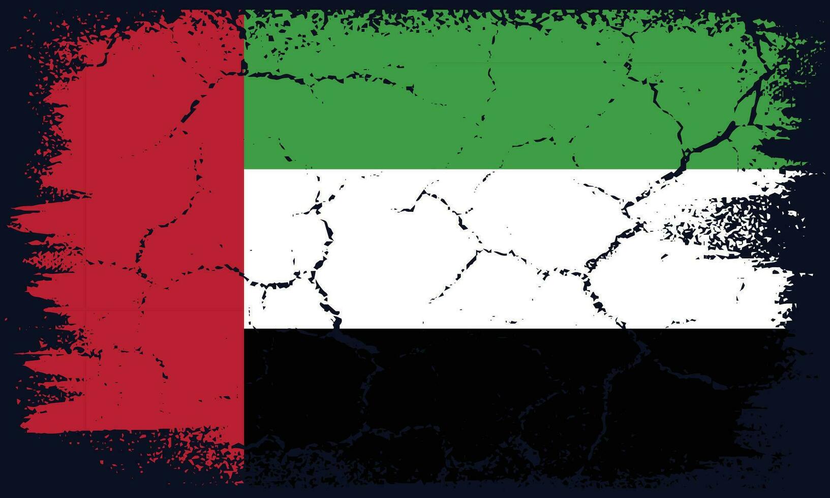 fri vektor platt design grunge förenad arab emirates flagga bakgrund