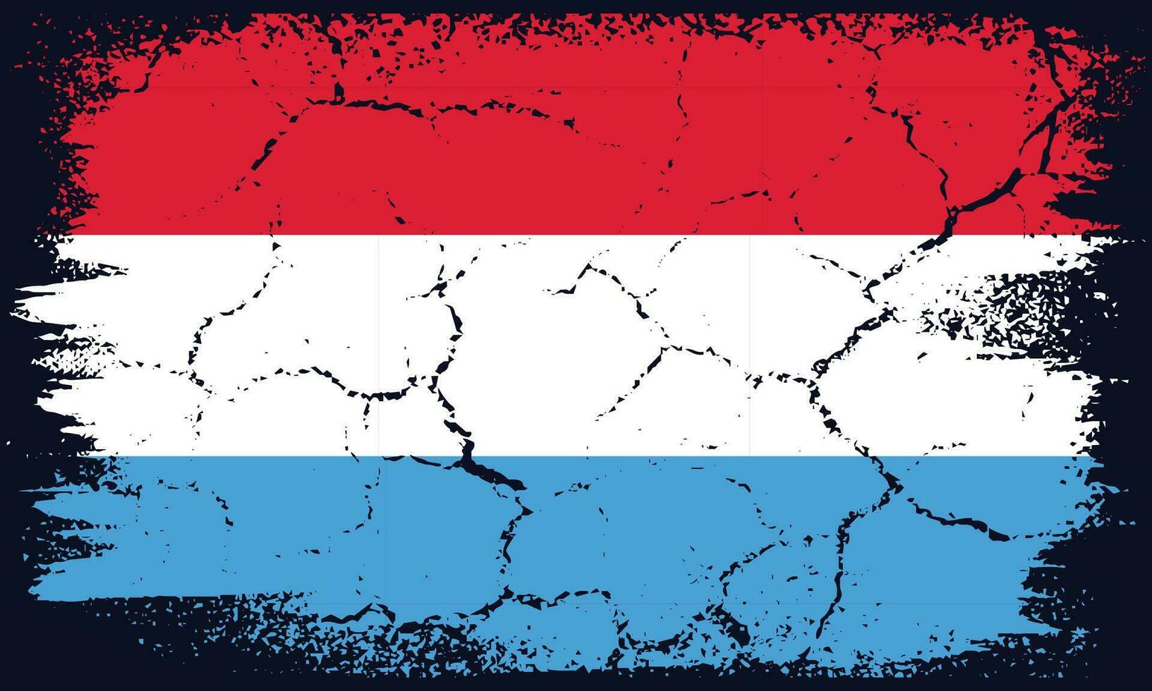 kostenlos Vektor eben Design Grunge Luxemburg Flagge Hintergrund