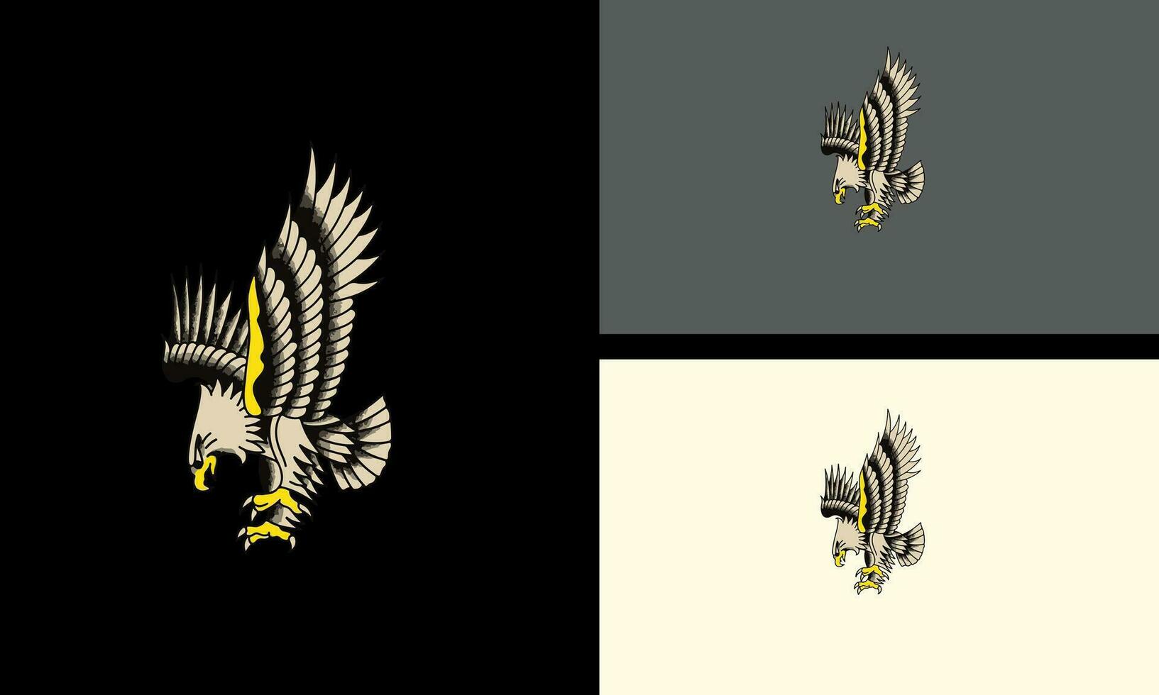 flygande Örn vektor illustration design