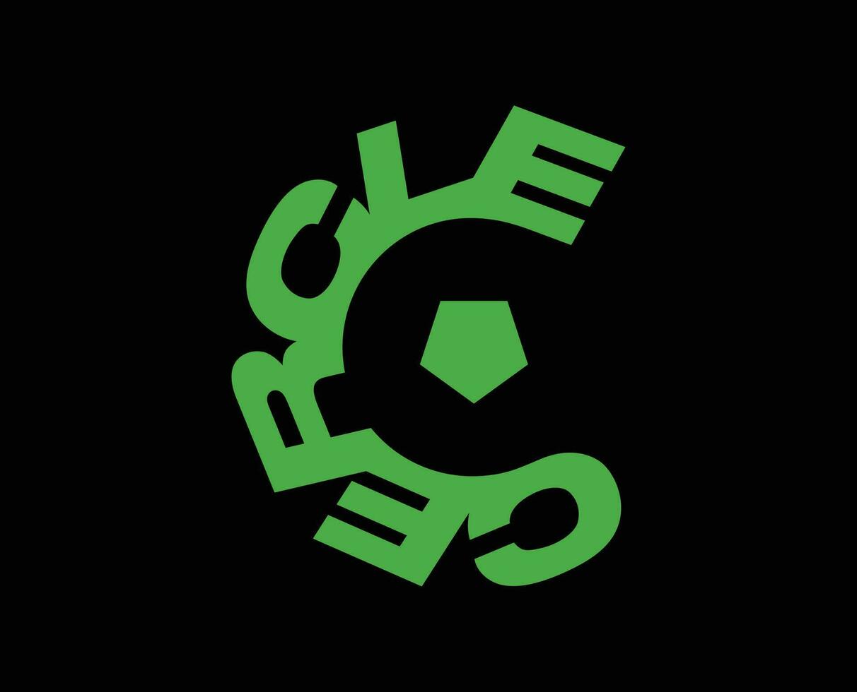 cercle brugge klubb logotyp symbol belgien liga fotboll abstrakt design vektor illustration med svart bakgrund