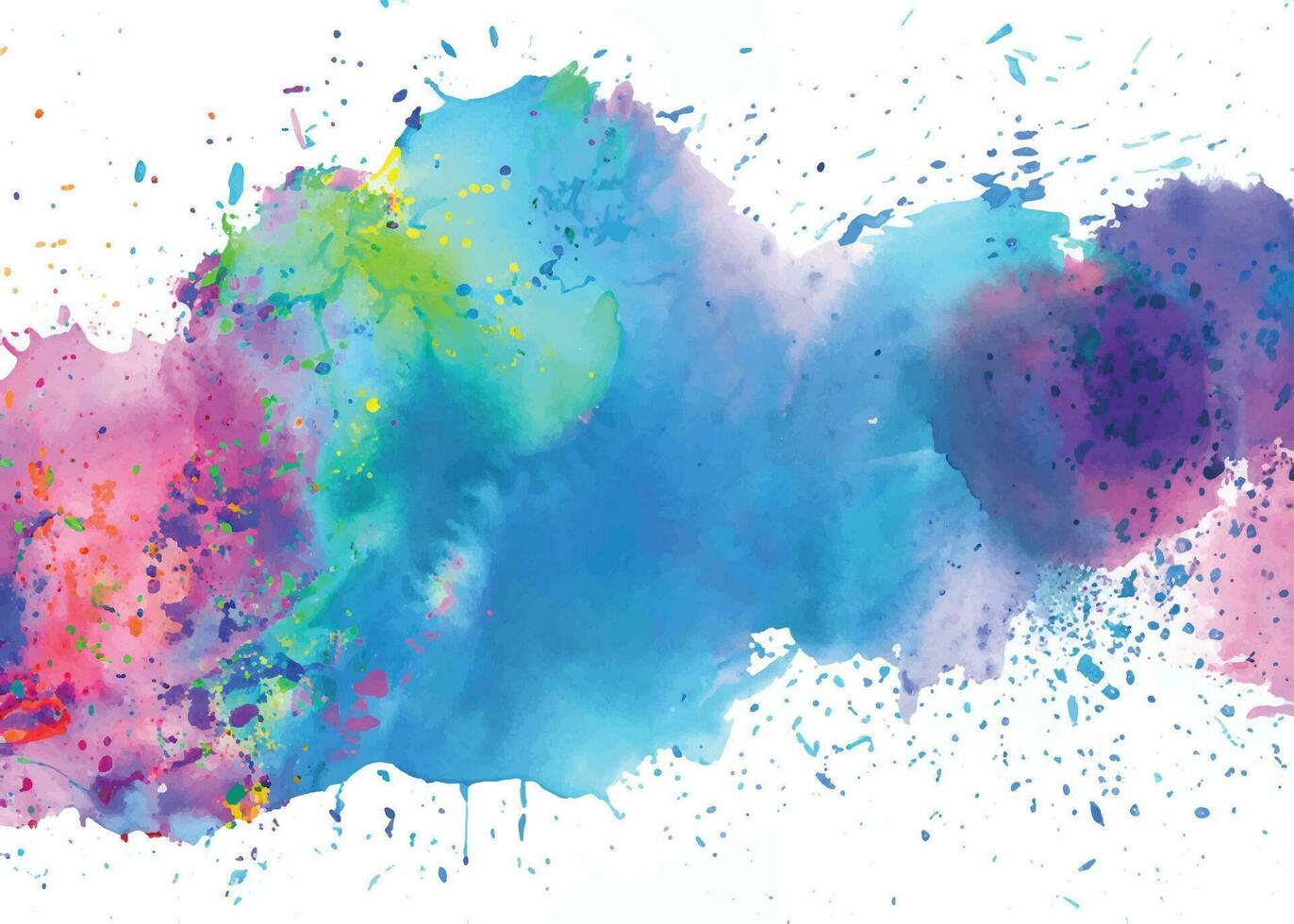 abstrakt Hintergrund mit ein bunt Aquarell Spritzer Design vektor