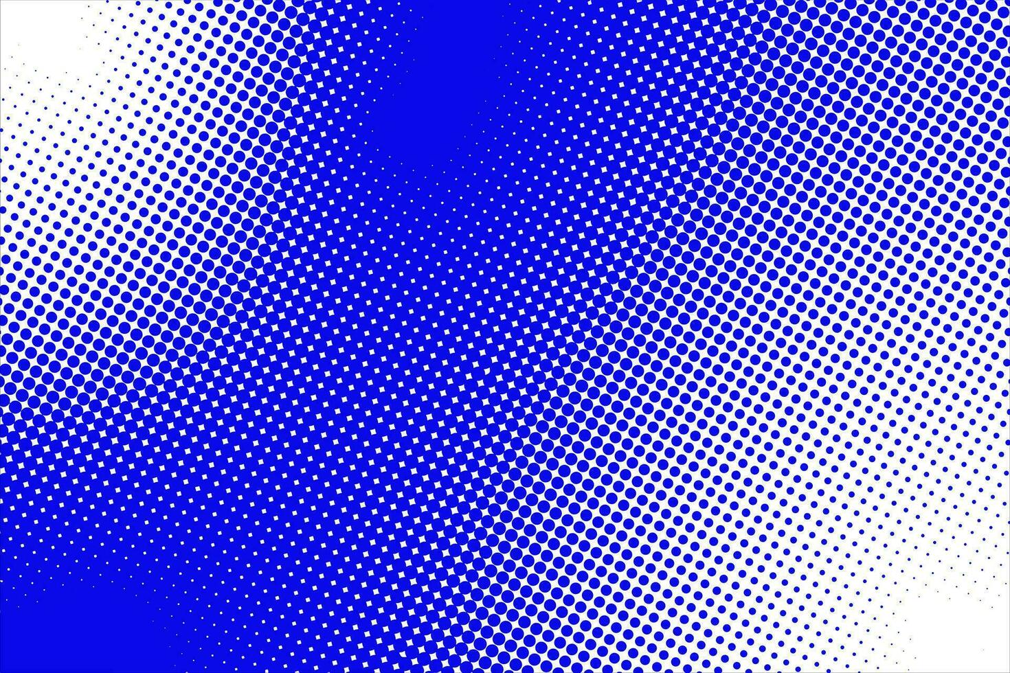 Blau, Weiß Gradient Farbe Halbton Hintergrund, Pop Kunst Design. Comic Buch Superheld gepunktet Halbton Textur vektor