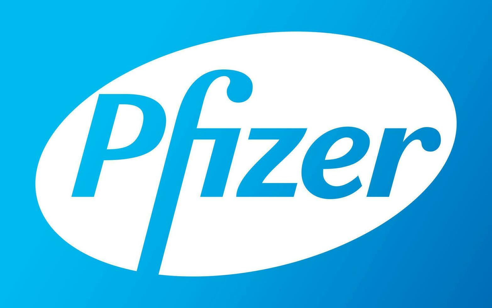 pfizer vektor logotyp - senast blå Färg - amerikan farmaceutisk företag den där forskning och utveckling vacciner och medicinsk Produkter. apotek laboratorium.
