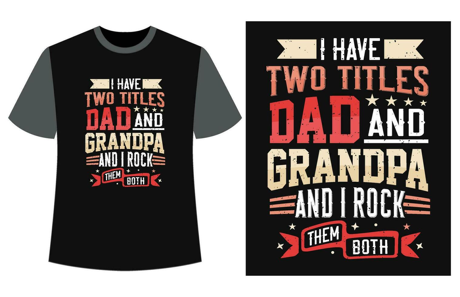 Lycklig farföräldrar dag t-shirt vektor, rolig årgång farföräldrar dag t-shirt design vektor