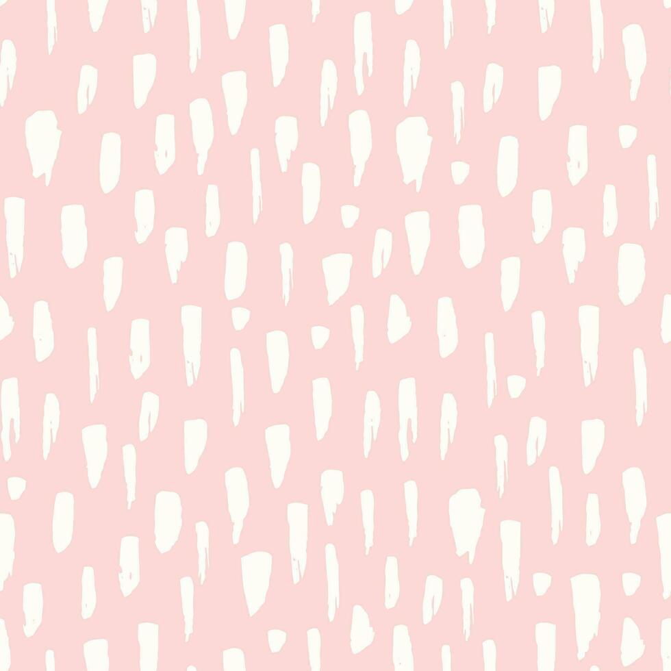 en rosa och vit mönster med små vit prickar vektor