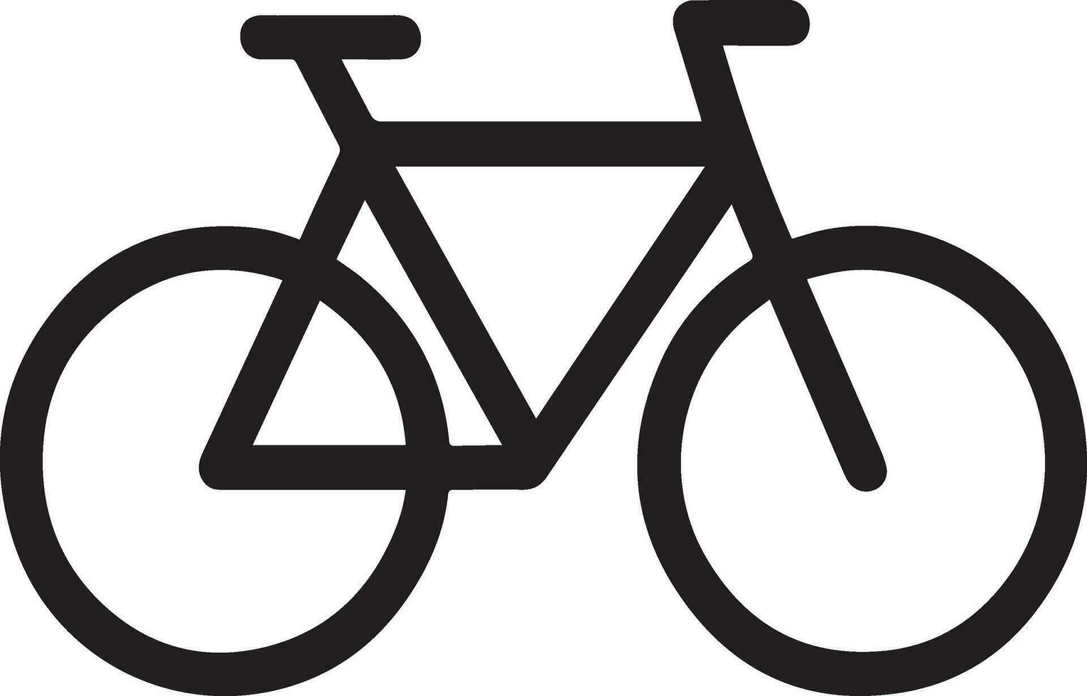 utforska de värld av cykling - cykel rider, sport symboler, och transport ikoner för friska äventyr vektor