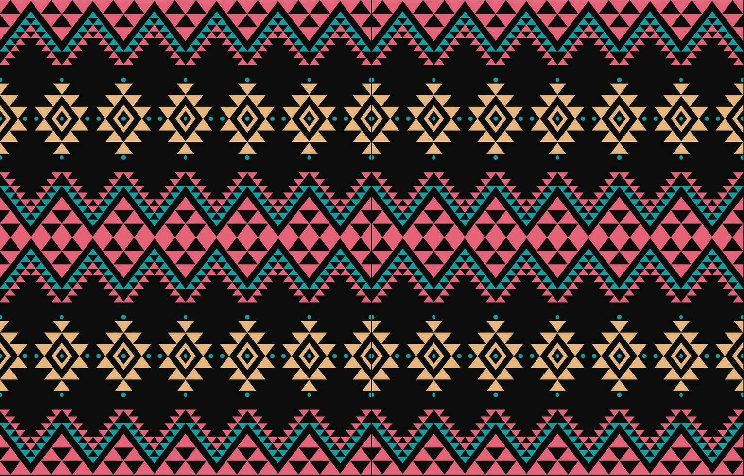 etnisk abstrakt ikat konst. aztec prydnad skriva ut. geometrisk etnisk mönster sömlös Färg orientalisk. design för bakgrund ,ridå, matta, tapet, Kläder, omslag, batik, vektor illustration.