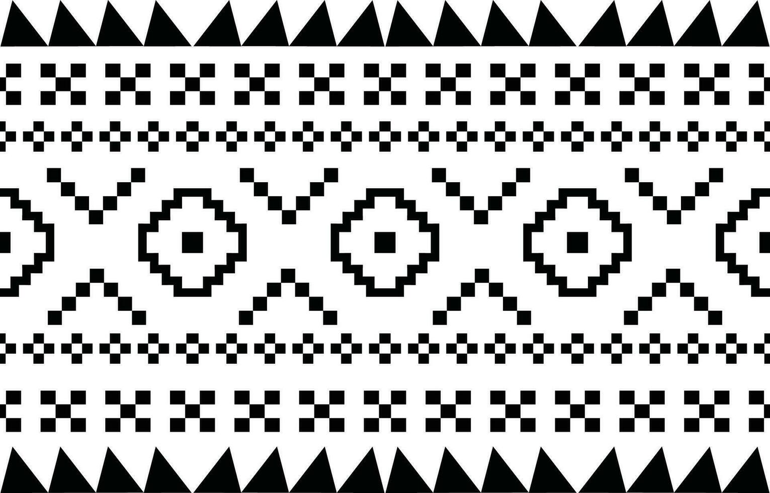 aztec sömlös mönster. matta textil- skriva ut textur stam- design, geometrisk symboler för logotyp, kort, tyg dekorativ Arbetar. traditionell skriva ut vektor illustration. på svart och vit bakgrund.