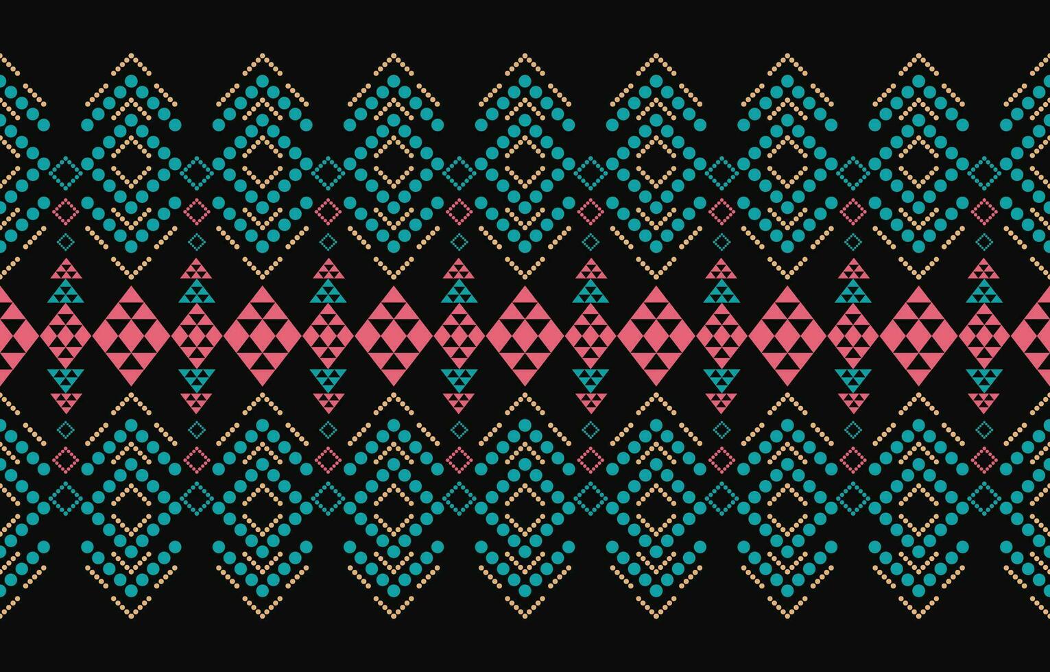 etnisk abstrakt ikat konst. aztec prydnad skriva ut. geometrisk etnisk mönster sömlös Färg orientalisk. design för bakgrund ,ridå, matta, tapet, Kläder, omslag, batik, vektor illustration.