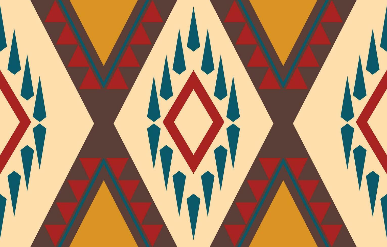 ethnisch abstrakt Ikat Kunst. aztekisch Ornament drucken. geometrisch ethnisch Muster nahtlos Farbe orientalisch. Design zum Hintergrund ,Vorhang, Teppich, Hintergrund, Kleidung, Verpackung, Batik, Vektor Illustration.