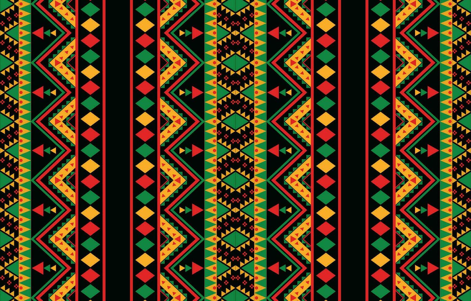 ethnisch abstrakt Ikat Kunst. aztekisch Ornament drucken. geometrisch ethnisch Muster nahtlos Farbe orientalisch. Design zum Hintergrund ,Vorhang, Teppich, Hintergrund, Kleidung, Verpackung, Batik, Vektor Illustration.