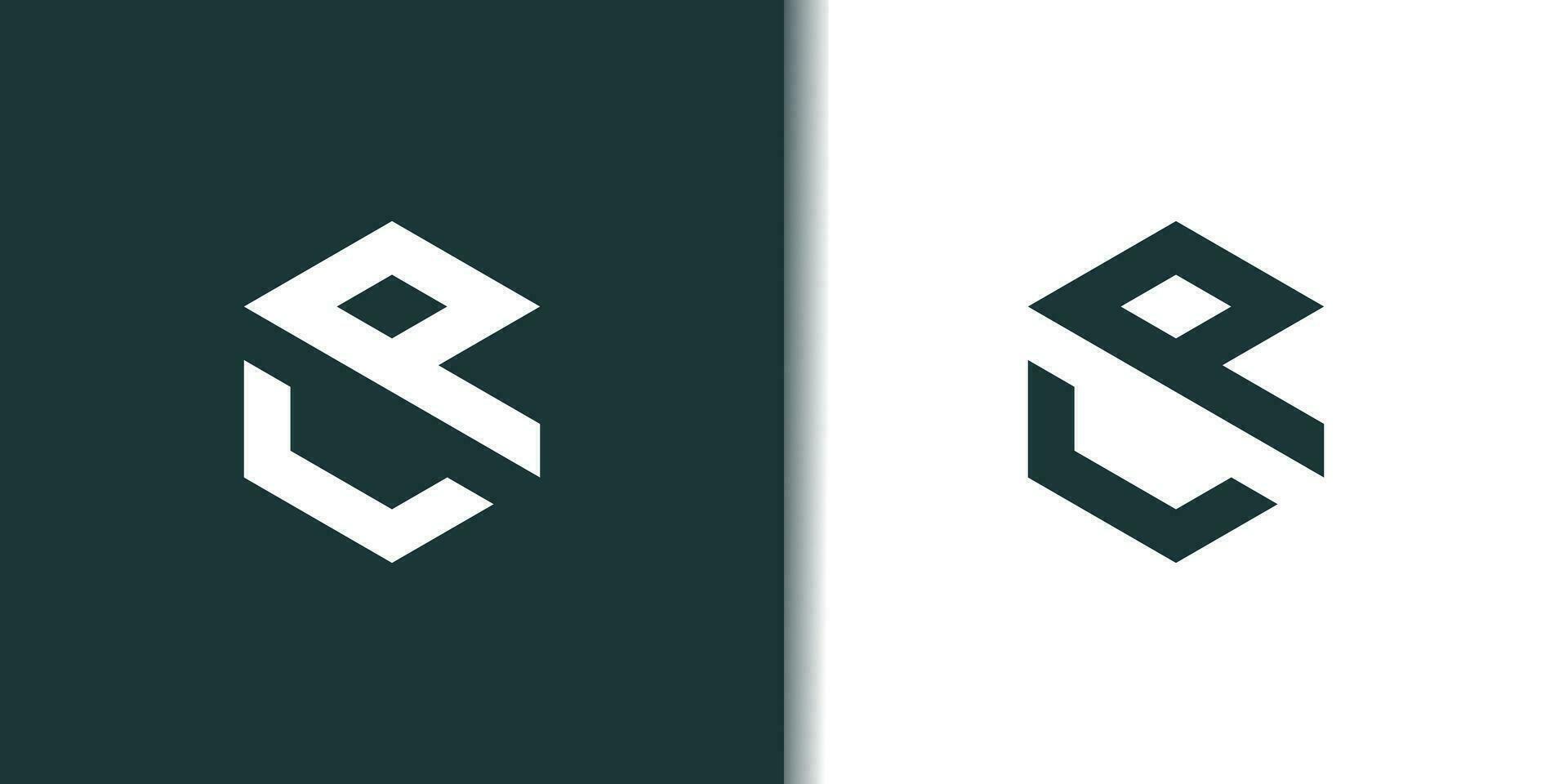 brev c logotyp design element vektor med modern begrepp