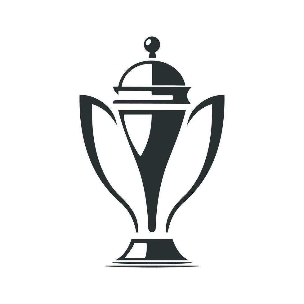 Trophäe Symbol Vektor Illustration, Champion Tasse Logo